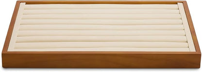Oirlv 8 Line Wood Ring Storage Tray Jewelry Drawer Organizer Showcase Ring by Oirlv
