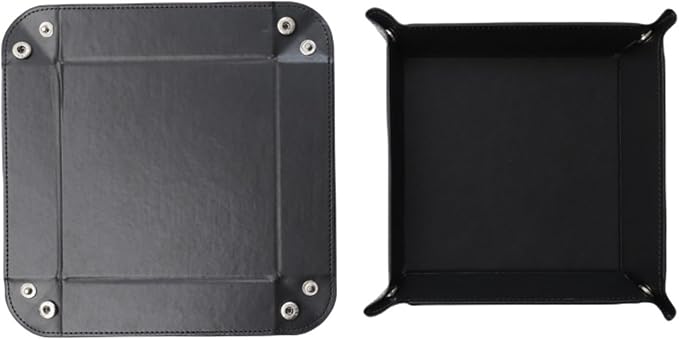 siduater Valet Tray Desktop Storage Organizer – Vegan Leather Catchall Tray - Image 2