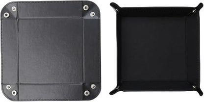 siduater Valet Tray Desktop Storage Organizer – Vegan Leather Catchall Tray - Image 2