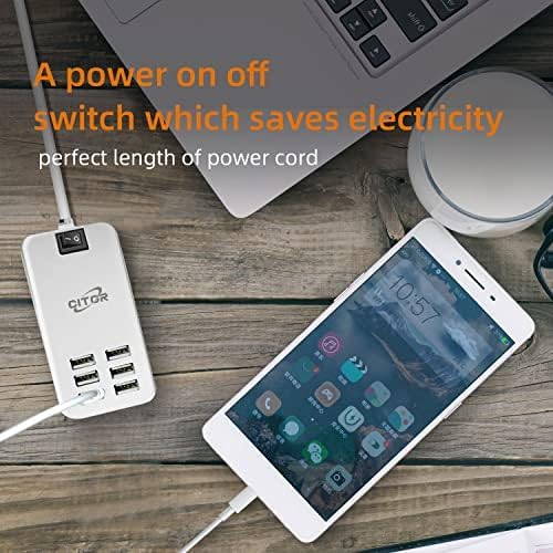 Multi USB Charger, 6 Port USB Charging Station - Image 6