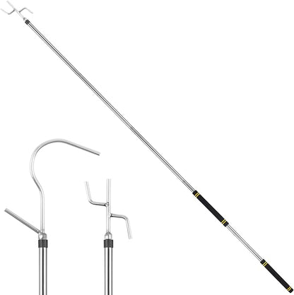 Clothes Hook Pole Heavy Duty, 32 to 80In Retail Clothing Hook Pole | Extra Long by Frebuta