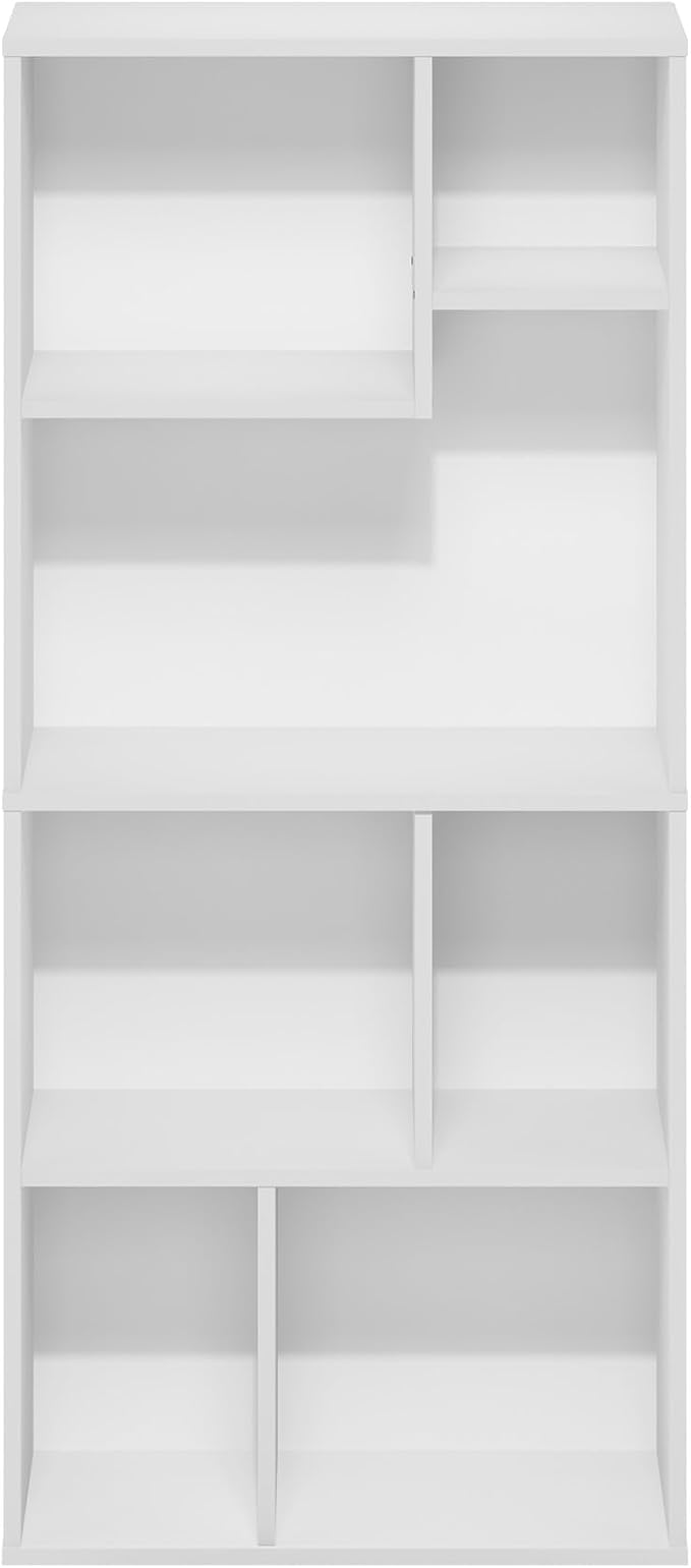 Furinno DALY Book Shelf, 7-Cube Bookshelf, Cube Storage Organizer Bookcase - Image 7