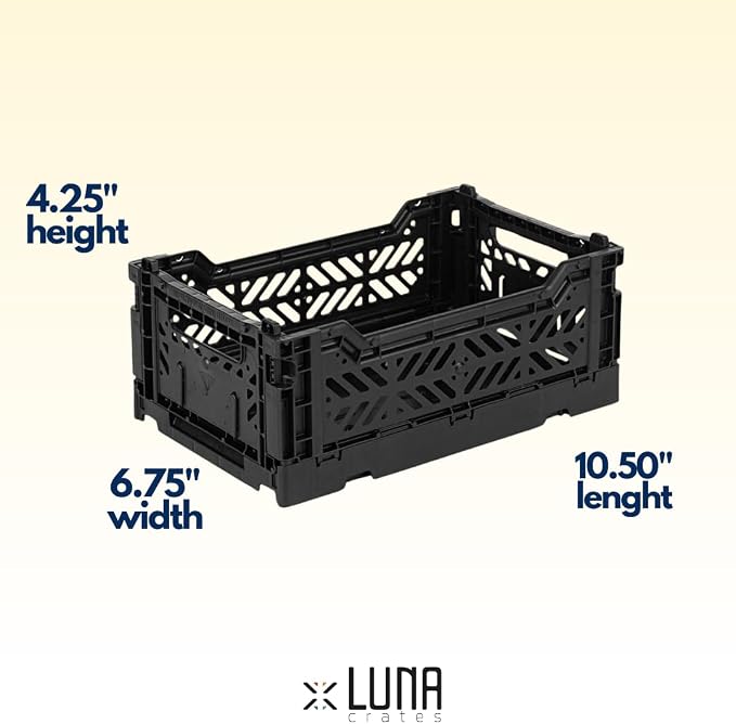 Collapsible Storage Box, Foldable Crate Organizer Bin - Image 2