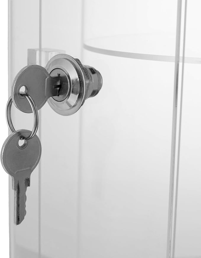 2-Tier Electric Rotating Jewelry Display Case - Image 6