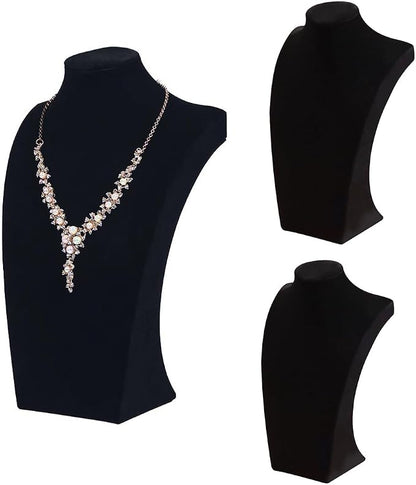 Coward 3Pcs Necklace Bust Stand Rack by FocusOnJewelryDisplay15yrs