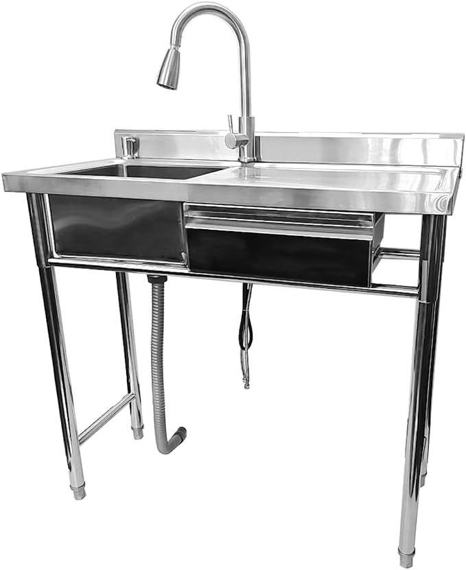 304 Stainless Steel Utility Sink by Unknown