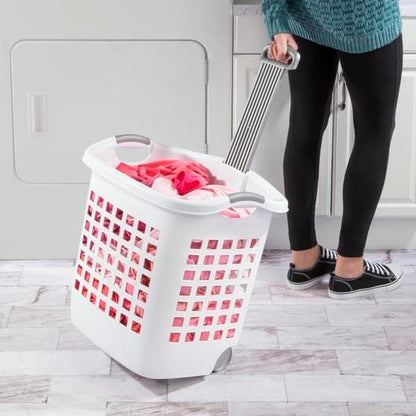 Sterilite 1.75 Bushel Ultra™ Wheeled Laundry Basket Plastic - Image 5