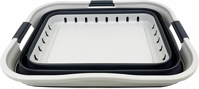 SAMMART 42L Collapsible Plastic Laundry Basket - Image 3