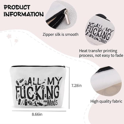 YangQian Funny Medicine Makeup Bag - Image 6