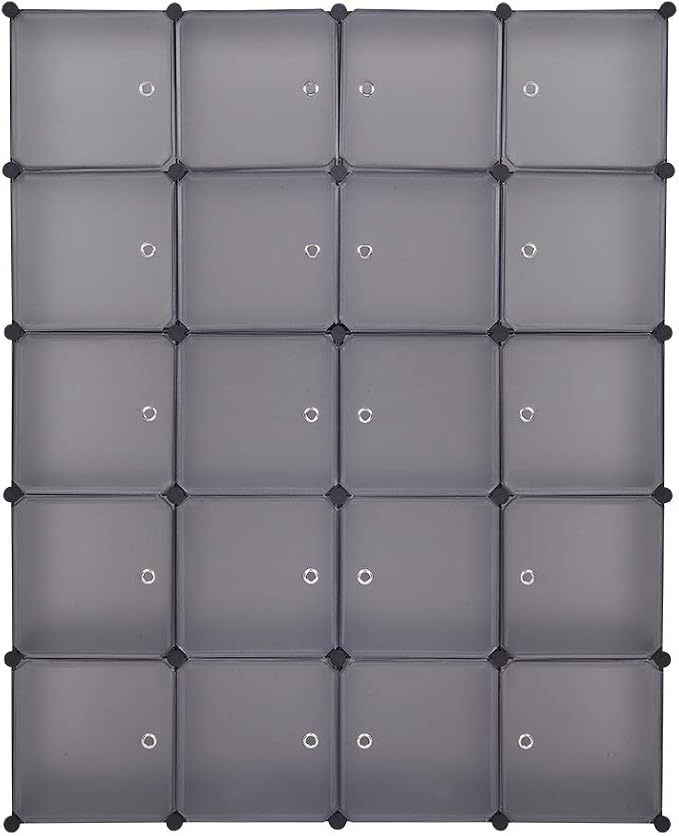VINGLI Cube Storage Organizer, Plastic Closet Cabinet, DIY Plastic Modular Book - Image 5