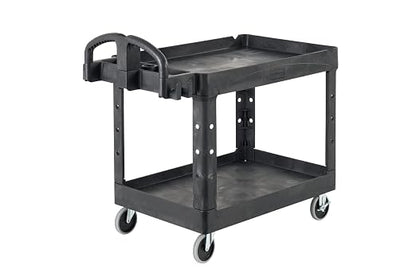 Rubbermaid Commercial Products 2-Shelf Utility/Service Cart, Lipped Shelves - Image 20