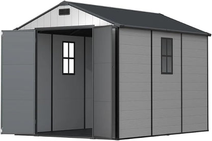 Patiowell 8x10 FT Resin Outdoor Storage Shed - Image 9