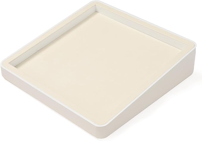 Oirlv Microfiber Jewelry Tray Showcase Display Necklace Bracelet Ring Showcase - Image 6