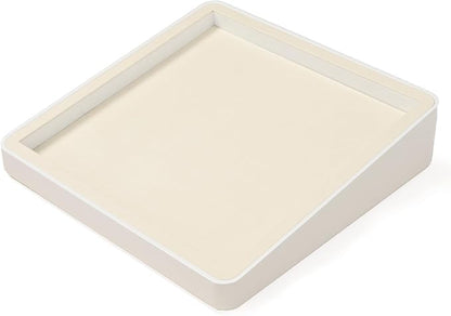 Oirlv Microfiber Jewelry Tray Showcase Display Necklace Bracelet Ring Showcase - Image 6