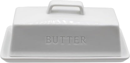 Ceramic Butter Dish With Lid for Countertop, Covered Butter Holder With Lid by Unknown