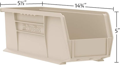 Akro-Mils 30234 AkroBins Plastic Storage Bins, Space-Saving Stackable Bins - Image 4