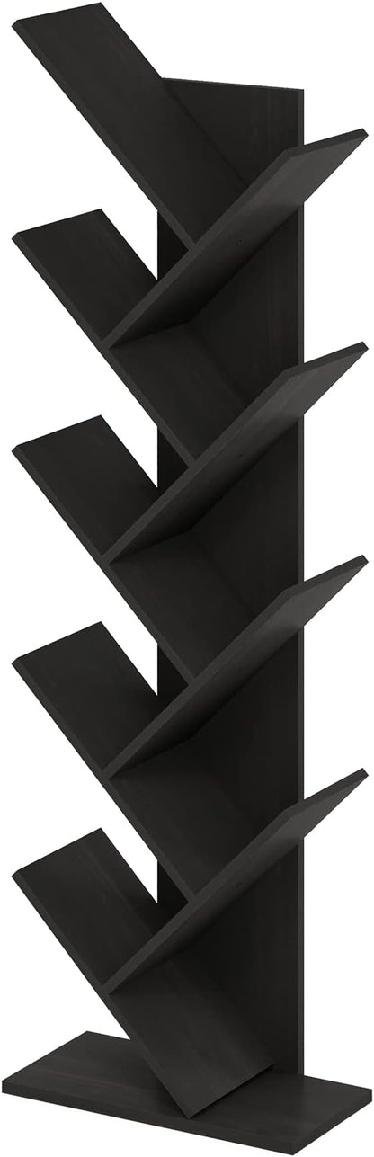 Furinno Bookshelf 9-Tier Floor Standing Tree Bookcase - Image 4