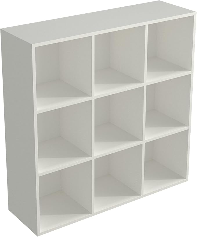 9-Cube Storage Shelf Bookcase - Image 7