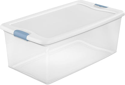 Sterilite 8-Pack Latching Box, Under Bed Storage Bins - Image 9