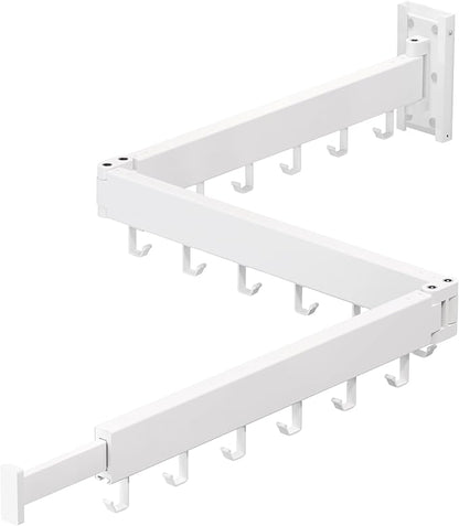 Clothes Drying Rack, Laundry Space Saver Wall Mounted, Retractable, Collapsible by ZdwCyl
