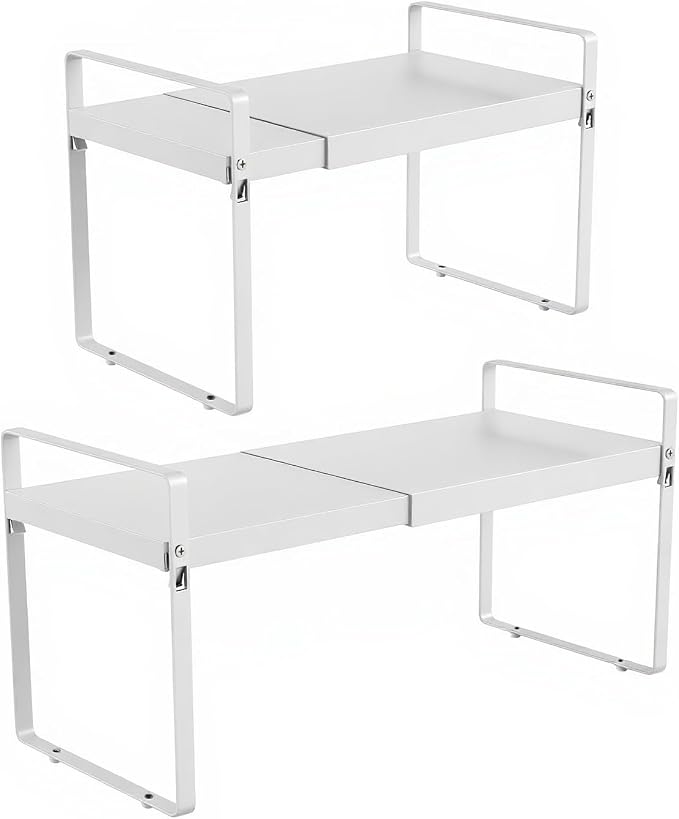 Expandable Cabinet Shelf Organizer 14-25 Inch Adjustable Length, Under Sink by Unknown