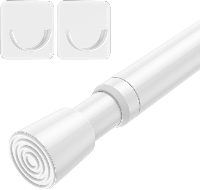 AIZESI 1Pc Spring Tension Curtain Rod, Adjustable 26-39 Inch by AIZESITENSIONROD