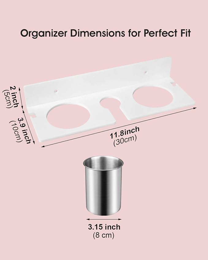 Hair Tool Organizer, Hair Dryer Holder - Image 6