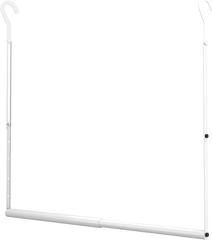 OPKING Hanging Closet Rod Extenders Adjustable Width & Height 1Pack White | by OPKING