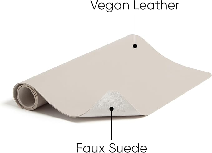 Smead Desk Pad, Vegan Leather Desk Mat - Image 2