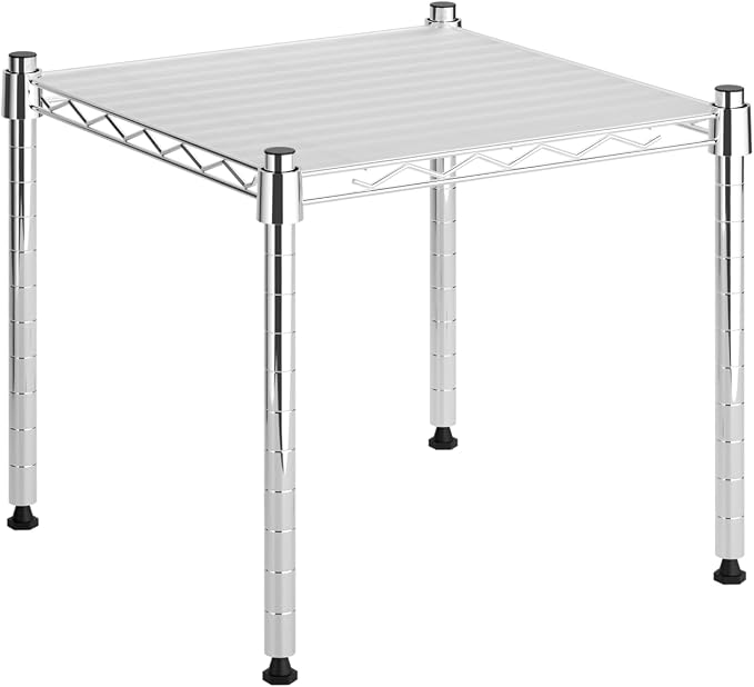 Whitmor 1 Tier Supreme Stacking Shelving Unit, Wire Metal Home Storage Organizer by Whitmor