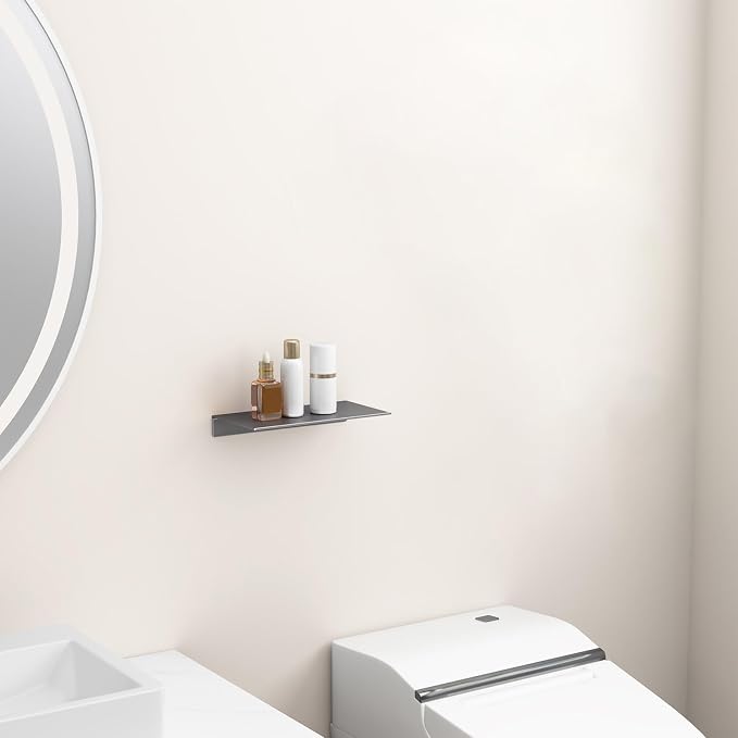 Danpoo 8 inch Gray Small Floating Shelf - Image 5