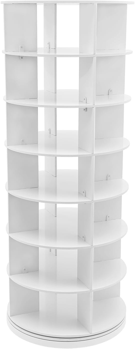 Rotating Shoe Rack Tower, 7-Tier Free Standing Spinning Shoe Organizer 360° by Eapmic