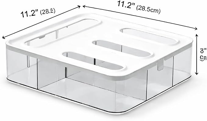 Storage Bag Organizer for Kitchen Drawer – 4 in 1 Plastic Baggie Organizer - Image 3