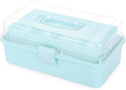 BTSKY 3-Layer Plastic Dividing Storage Box Craft Organizer and Storage - Image 4