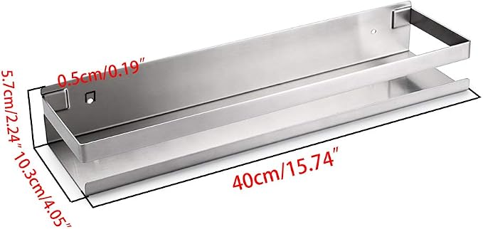 OwnMy Bathroom Shower Shelf Stainless Steel Bath Kitchen Basket Shower Caddy - Image 3