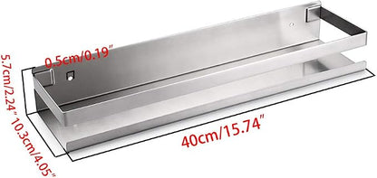 OwnMy Bathroom Shower Shelf Stainless Steel Bath Kitchen Basket Shower Caddy - Image 3