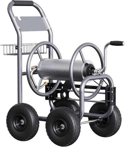 Giraffe Tools Heavy Duty Garden Hose Reel Cart by GiraffeTools