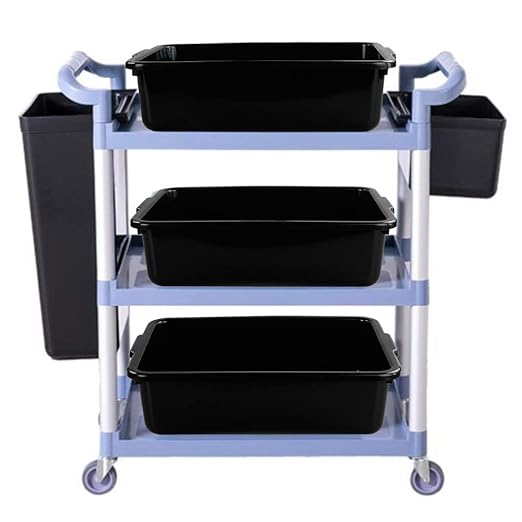 Teyyvn 13 L Plastic Bus Box, Commercial Wash Basin Tote Box - Image 4