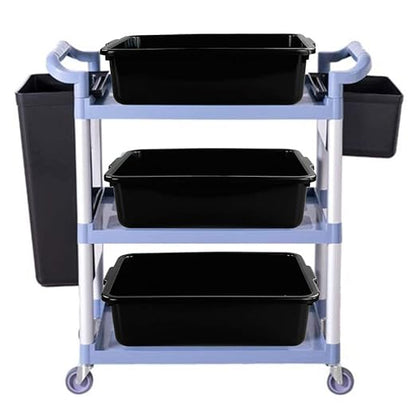 Teyyvn 13 L Plastic Bus Box, Commercial Wash Basin Tote Box - Image 4