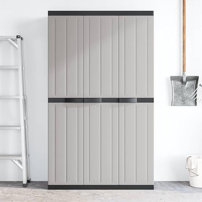Outdoor Storage Cabinet, Large Polypropylene Tool Organizer - Image 2