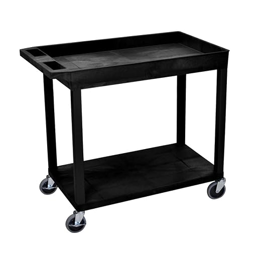 LUXOR EC12-B 32" x 18" Cart by LuxorWorkspaces