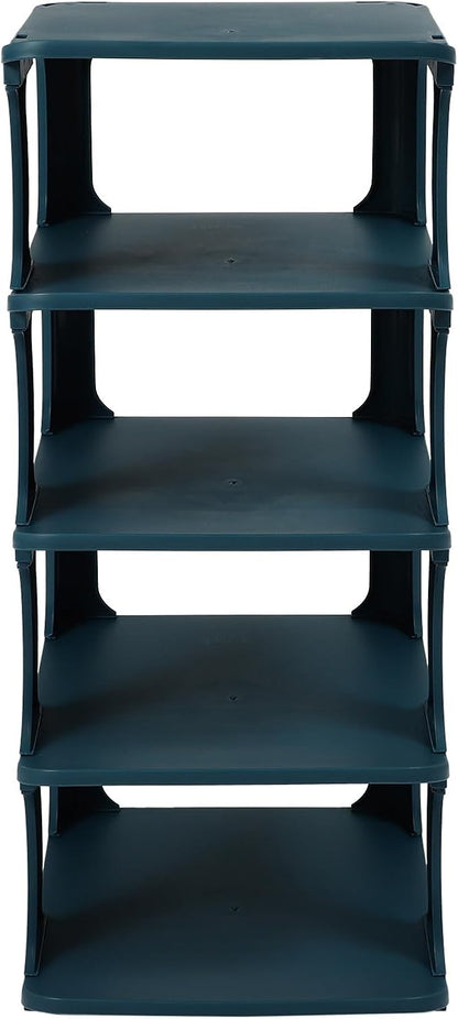 Garneck Multi-layer Plastic Shoe Organizer Rack Sturdy Walkway Storage Shelf by GARNECK