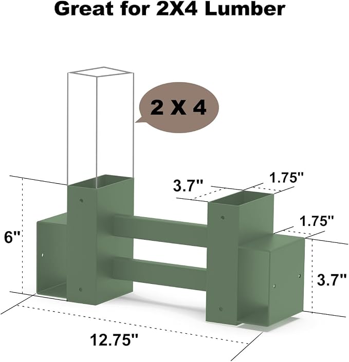 Outdoor Firewood Rack Bracket Kit - Image 4