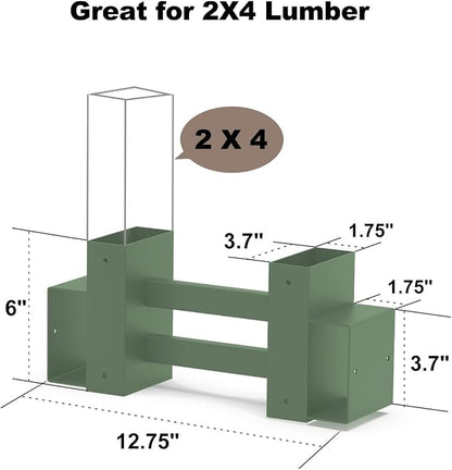 Outdoor Firewood Rack Bracket Kit - Image 4