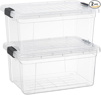 Superio Clear Storage Boxes by Superio