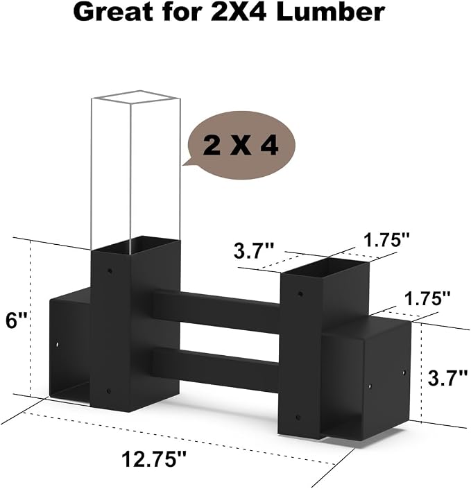Outdoor Firewood Rack Bracket Kit - Image 4
