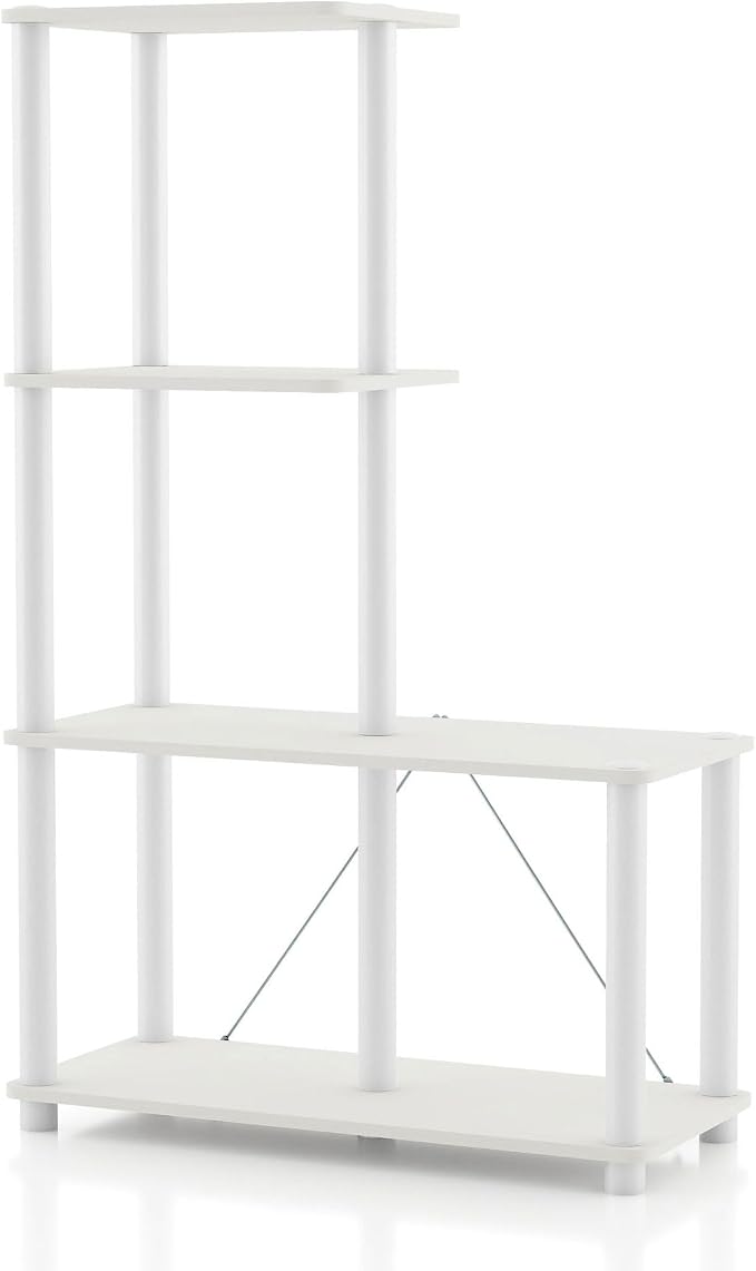 Homes: Inside + Out Apexa Modern 4-Cube Ladder Shelving Units, Collectibles by HOMESInsideOut