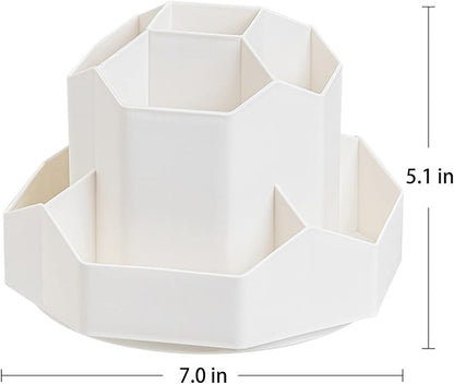 Pencil Pen Holder for Desk, 9 Slots 360 Degree Rotating Desk Organizer - Image 6