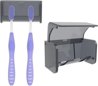 Wall-Mounted Toothbrush Holder by HLGOLDLUO