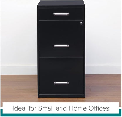 Scranton & Co Set of 2 18" D 3-Drawer Metal Filing Cabinet - Image 9
